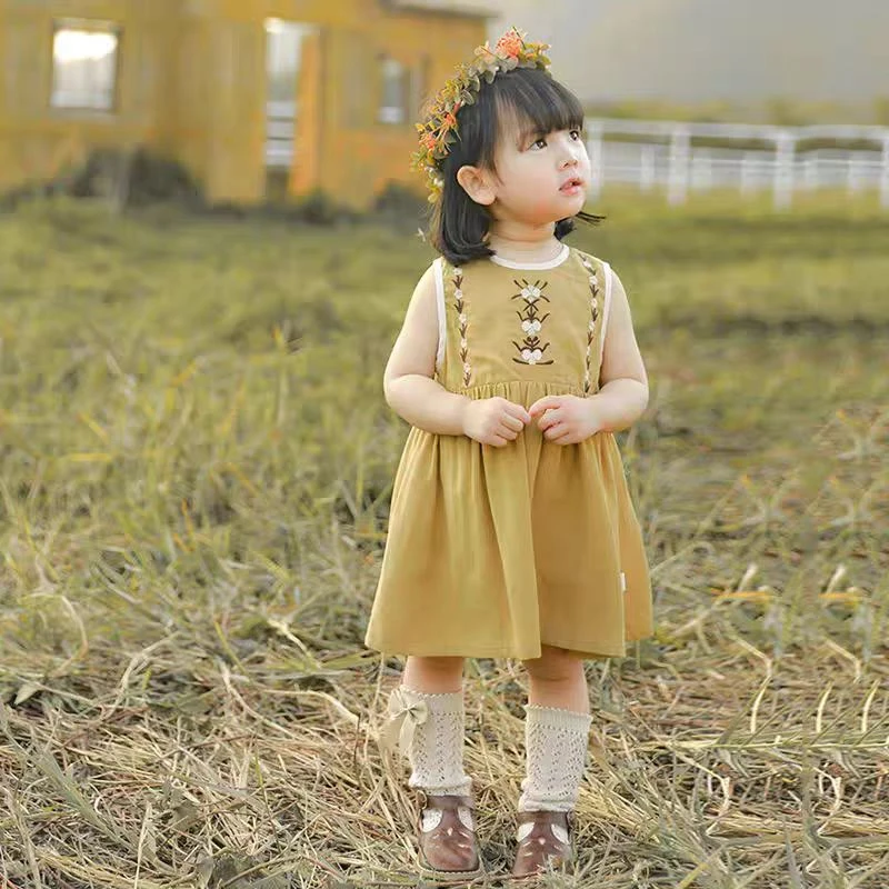 265黄色裙子（以直播衣服为准）婴幼儿衣服