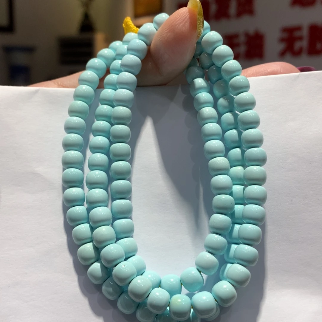 未镶嵌绿松石长链