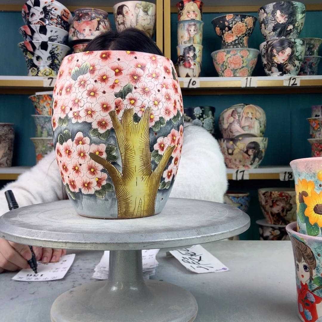 罐景德镇手工瑕疵156