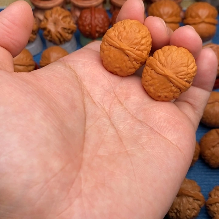 把件文玩核桃麒麟磨盘