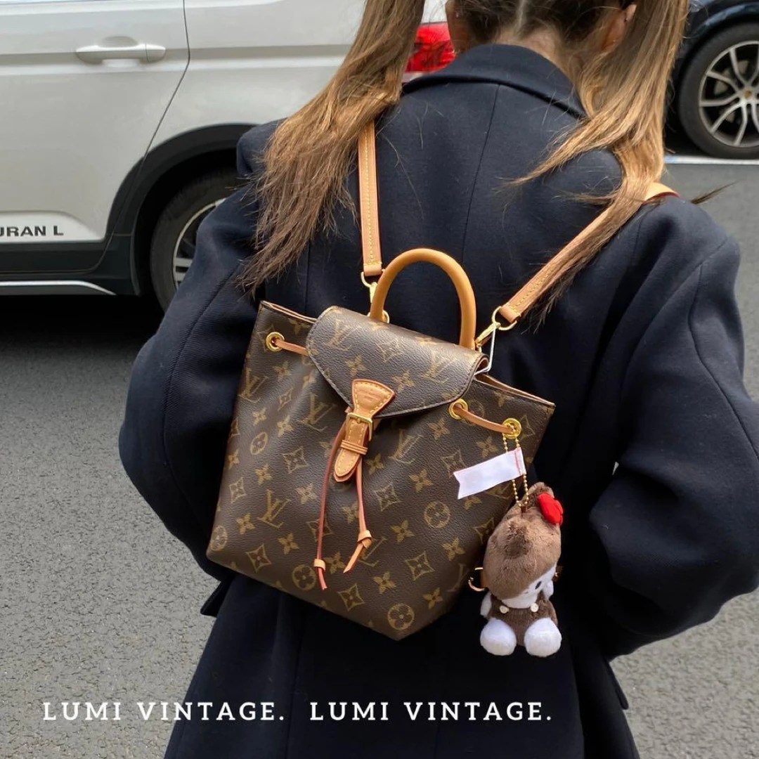 95新 LouisVuitton/路易威登 Lumi包展-老花mini双肩包