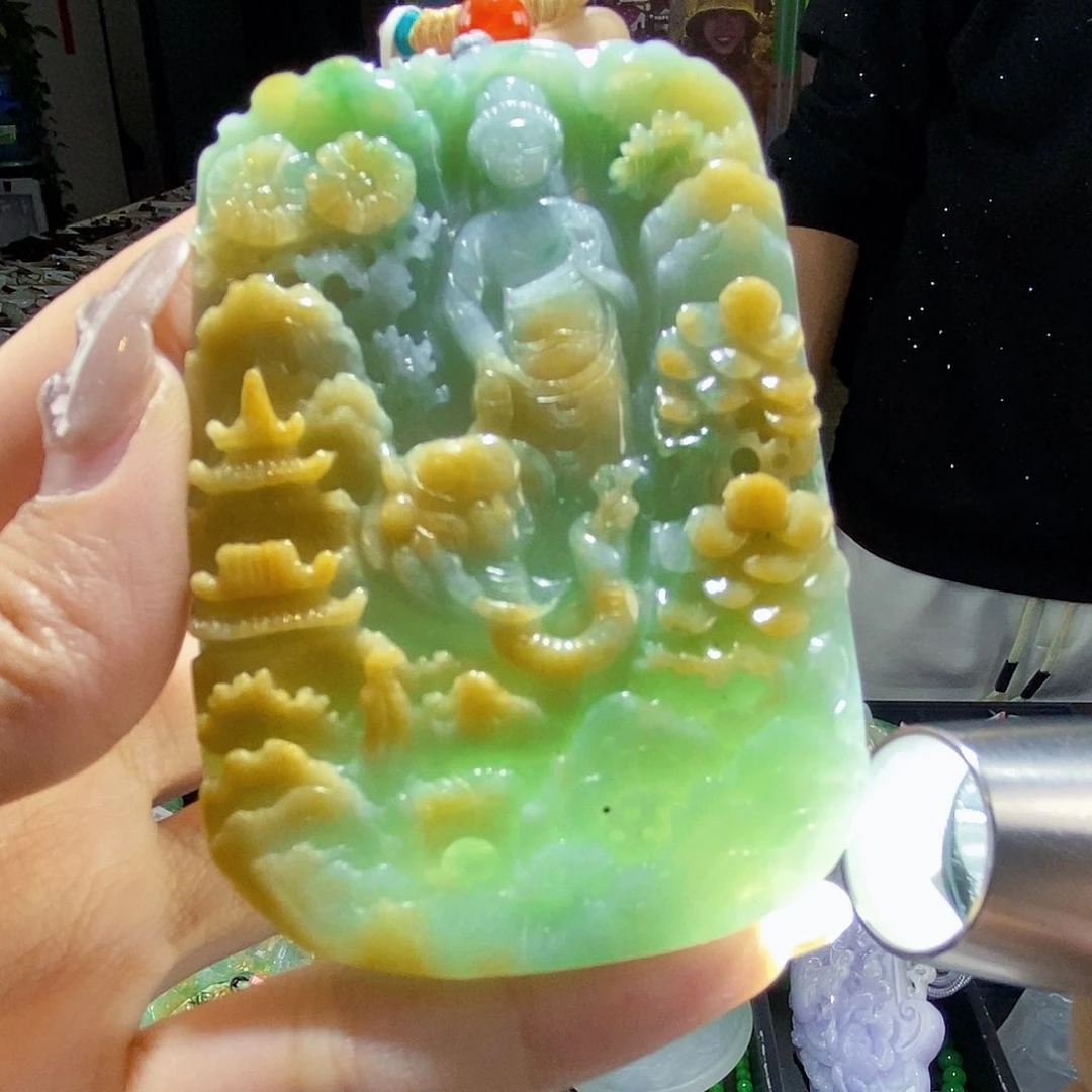 颈饰未镶嵌翡翠翡翠