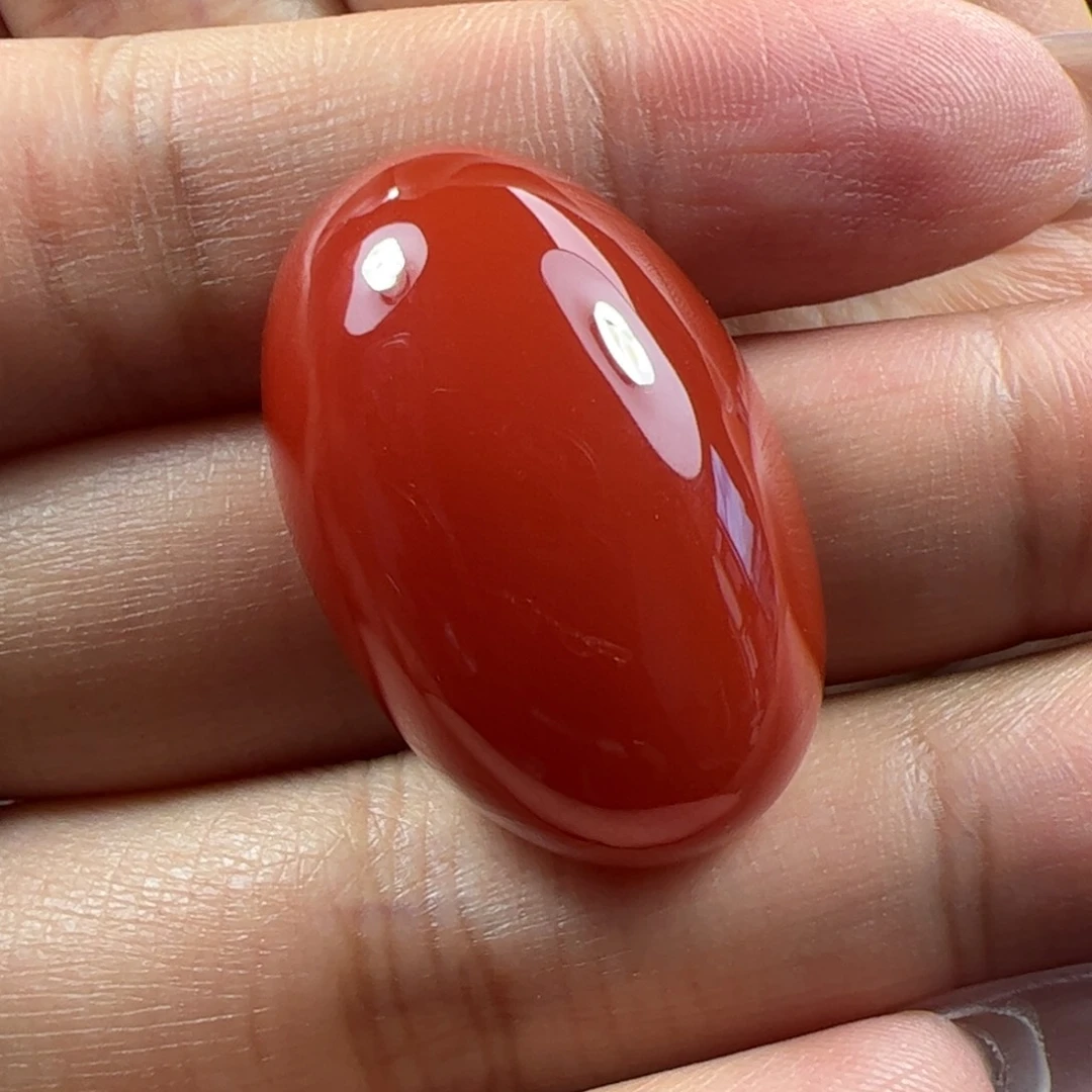 未镶嵌戒面南红玛瑙