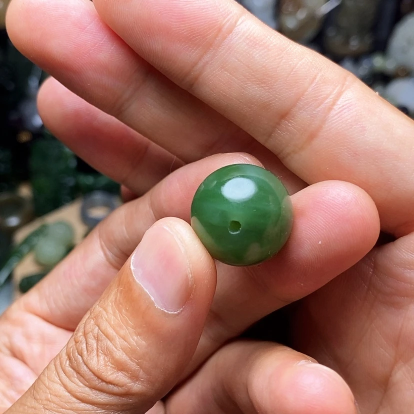 【闪购商品】和田玉（碧玉）戒指未镶嵌明****糕