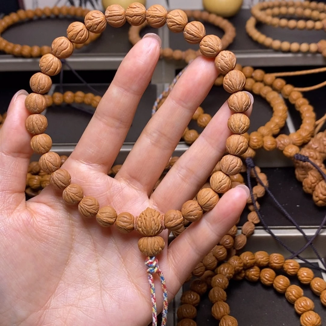 一***人手串桃核秦岭桃核