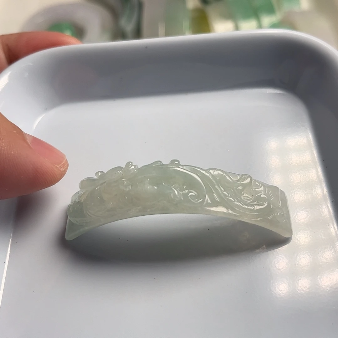 颈饰未镶嵌翡翠天然翡翠
