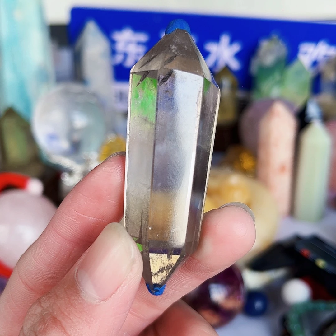 水晶天然水晶微瑕银S925镶嵌