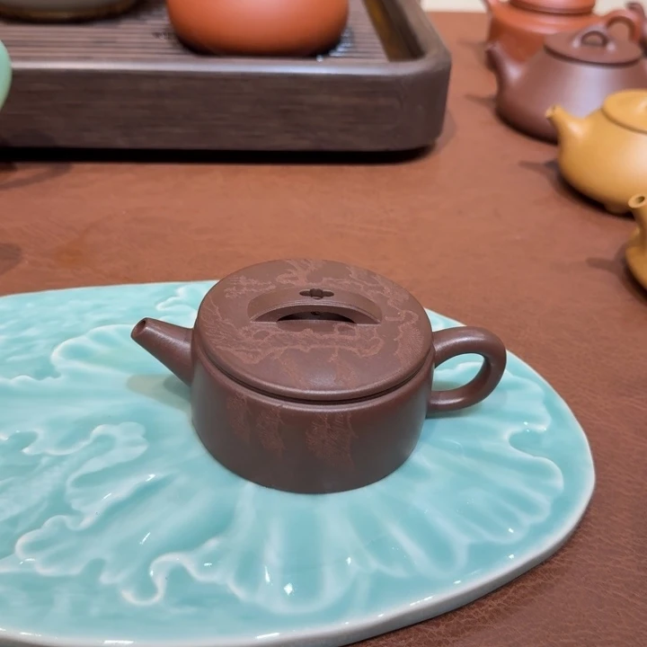 茶壶紫砂汉瓦老紫泥紫砂壶