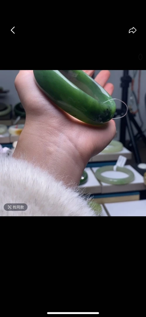 玉镯女款胖mm妈妈时尚绿色精美