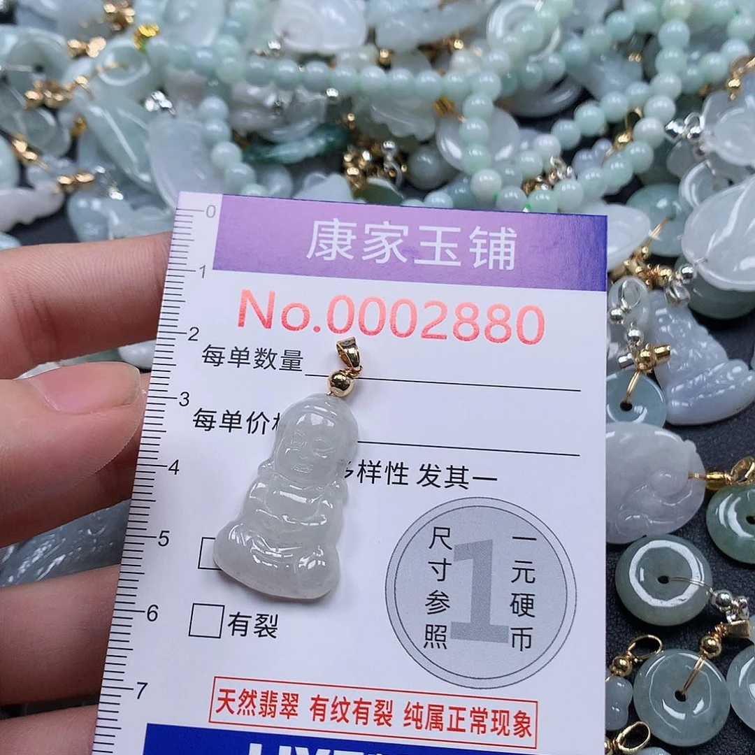颈饰未镶嵌翡翠y