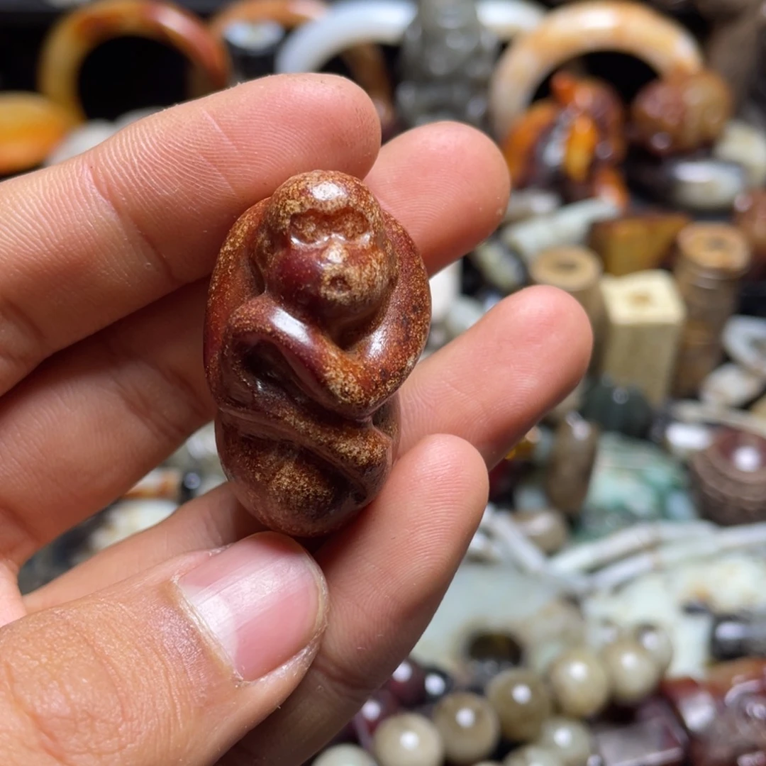 和田玉（糖玉）挂件未镶嵌