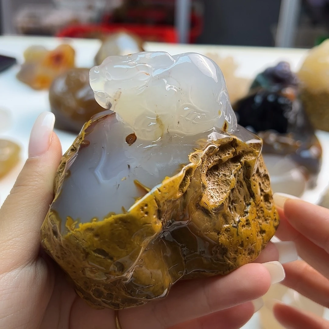 玛瑙/玉髓未镶嵌颈饰