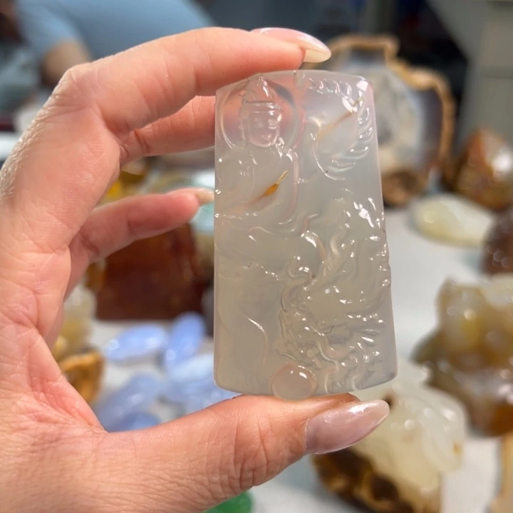 玛瑙/玉髓吊坠(不含链)未镶嵌