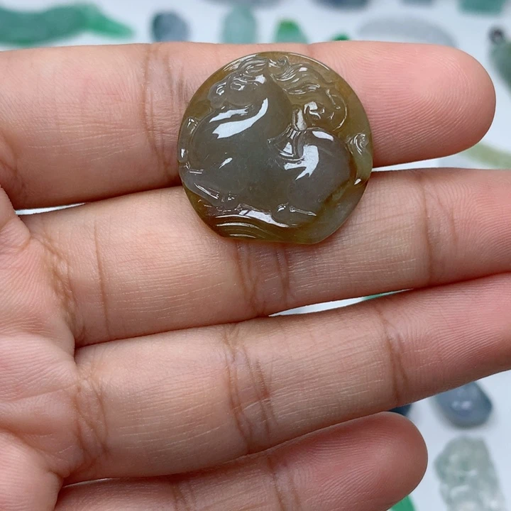 吊坠(不含链)未镶嵌翡翠