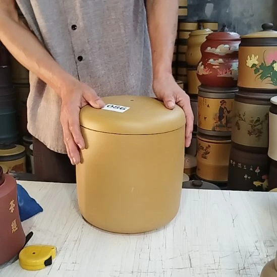 茶杯紫砂处理八饼直筒素面086