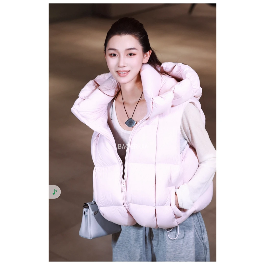 36-宝儿家含幂BH27725309冬季新款蓬松抗寒保暖连帽国标白鹅绒服
