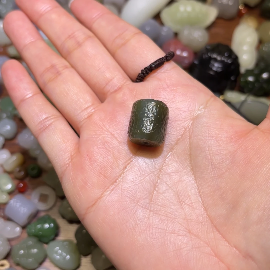 和田玉珠宝半成品未镶嵌L****?