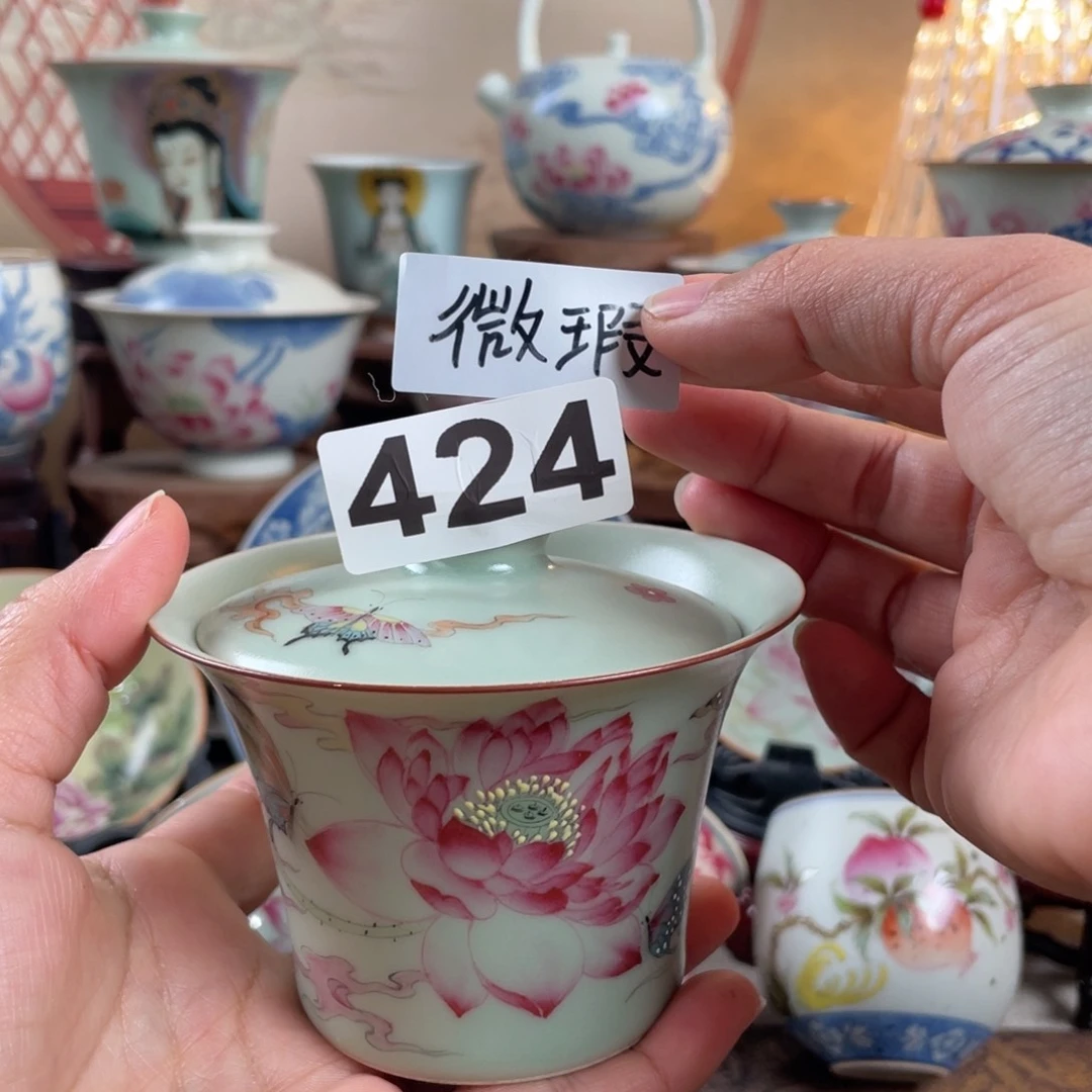 姐***茶景德镇手绘茶具原创