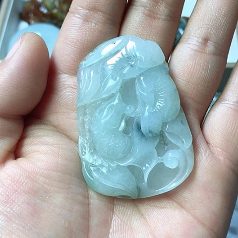翡翠颈饰未镶嵌天然缅甸翡翠a货