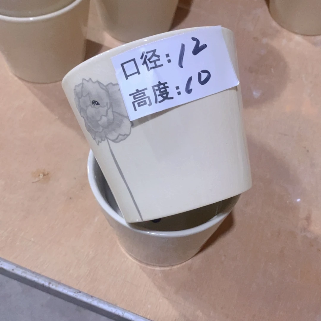 【闪购商品】微瑕花盆-带花12×10-2个