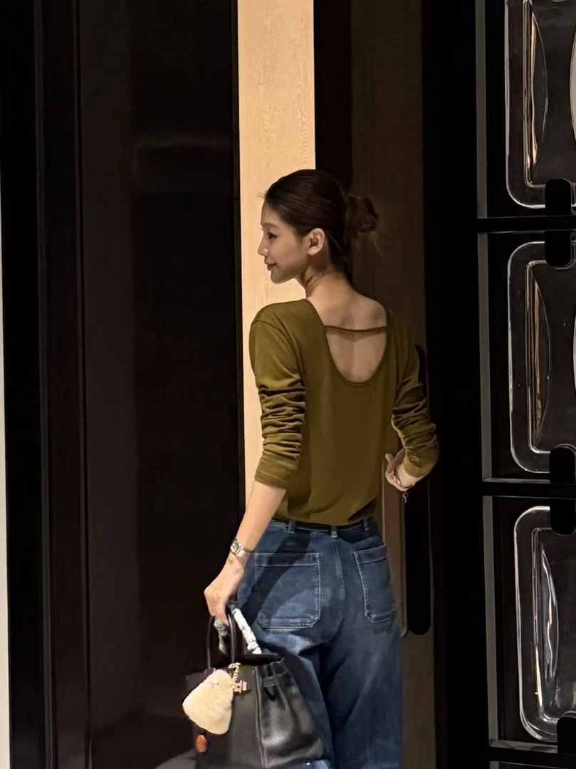 【LIUU】优雅代表 | 一字领 小露背上衣