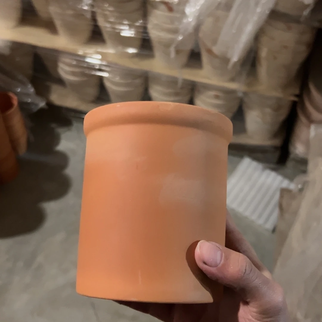 【闪购商品】红陶直筒12口13高1个