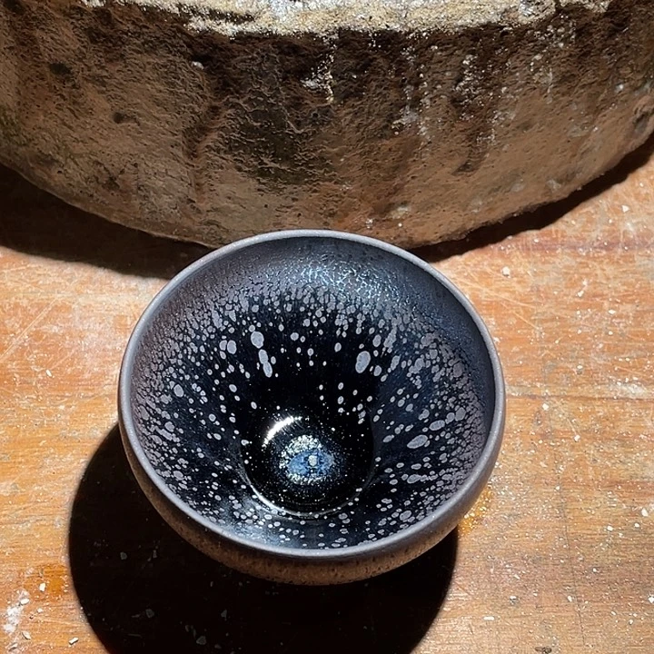 行***者茶盏宋景建盏龙窑柴烧
