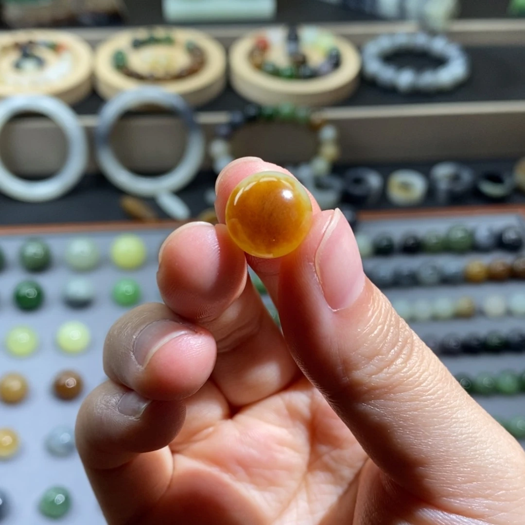 【闪购商品】和田玉未镶嵌颈饰12.8mm