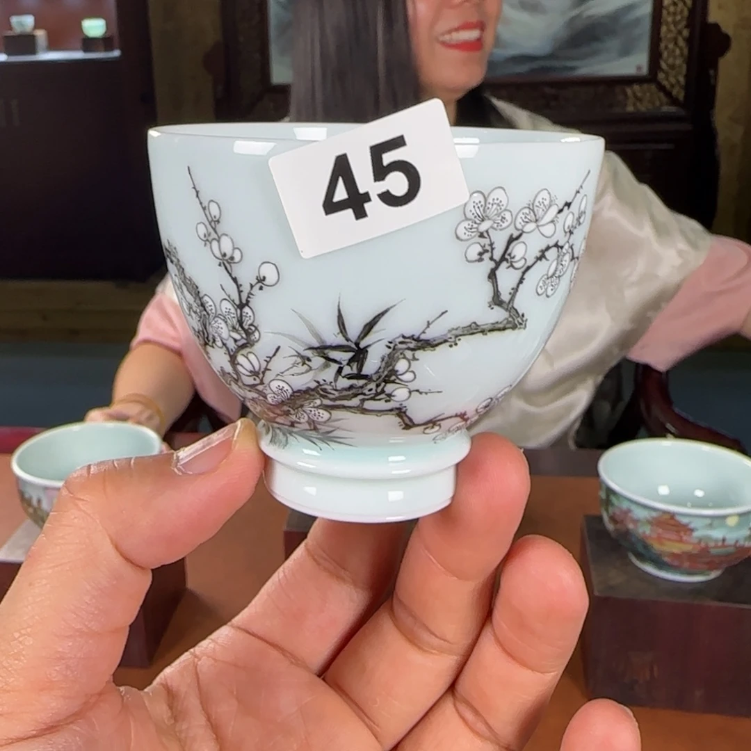 成窑精品青白瓷茶器