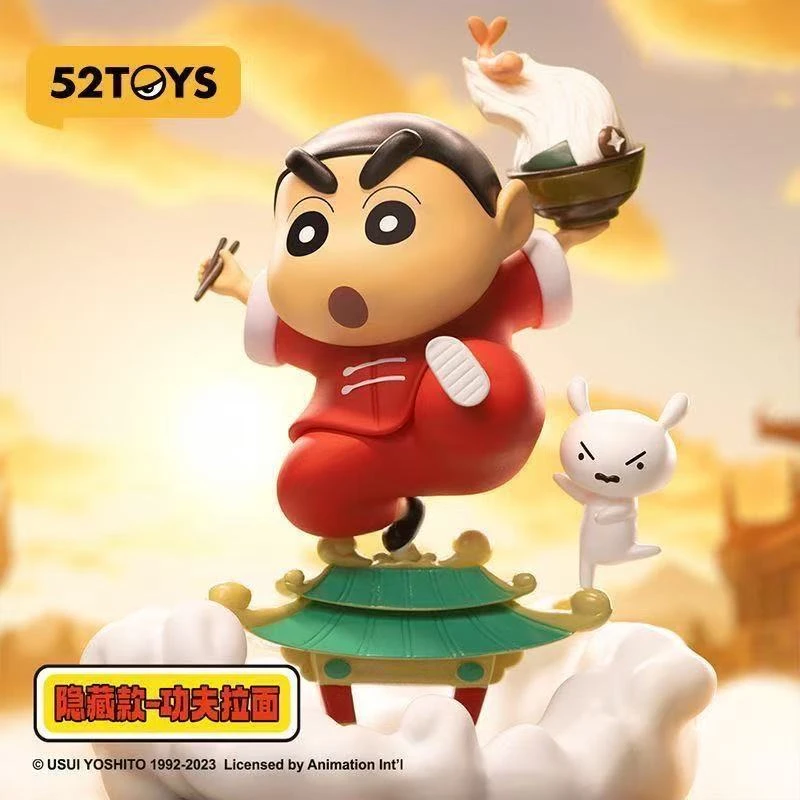 正版蜡笔小新经典场景系列盲盒桌面玩具周边玩偶摆件手办礼物公仔