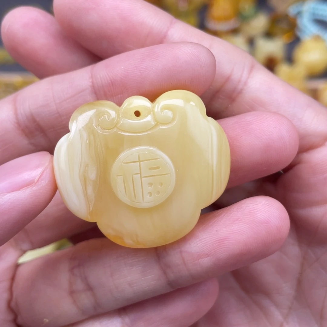 裸石琥珀未镶嵌蜜蜡
