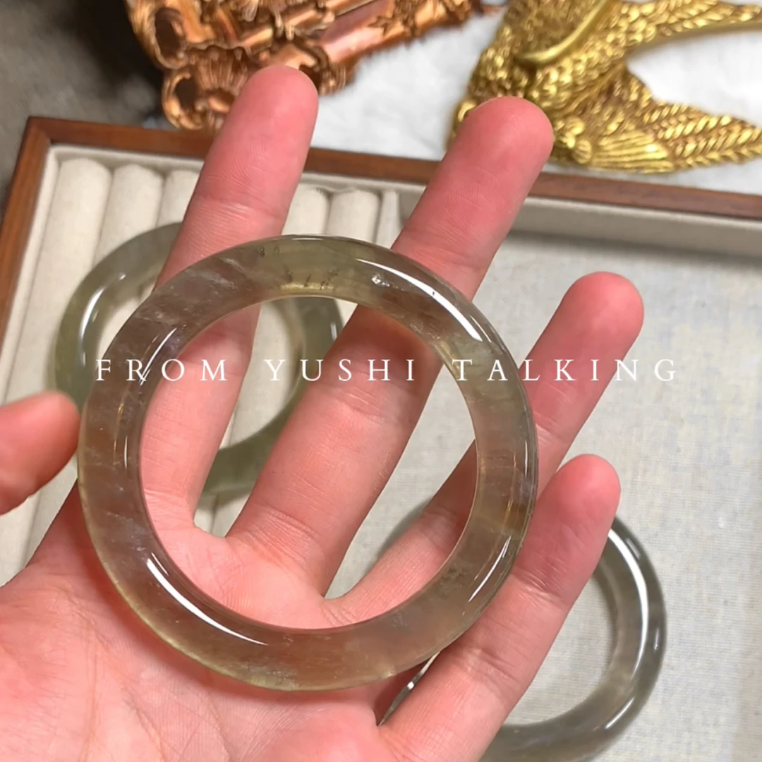 绿水晶胖圆手镯多样性发一(备注编码)