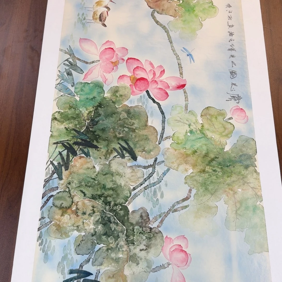 国画国画作品山水花鸟