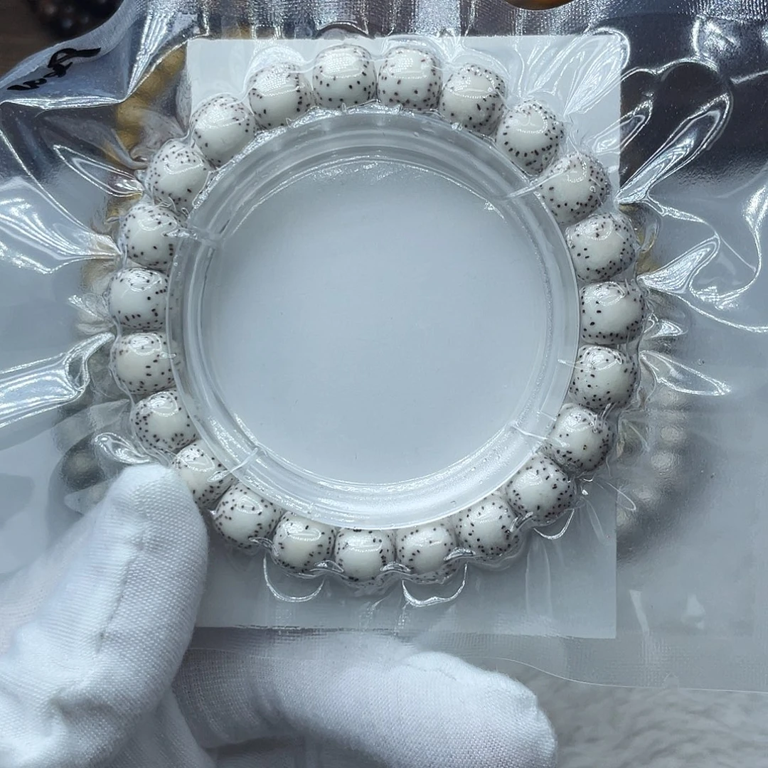 星月菩提手串原生态10✖️9侧留白针尖星