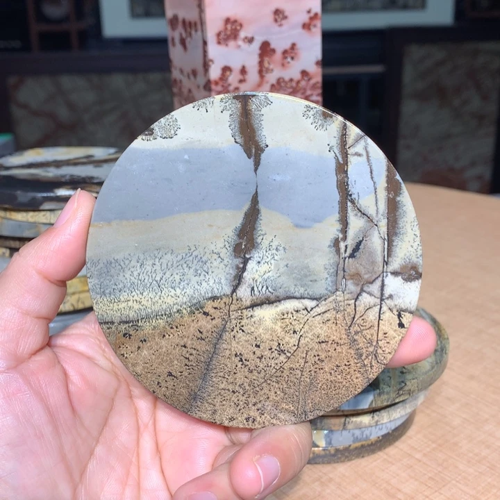 ，广西国画石摆件，收藏观赏