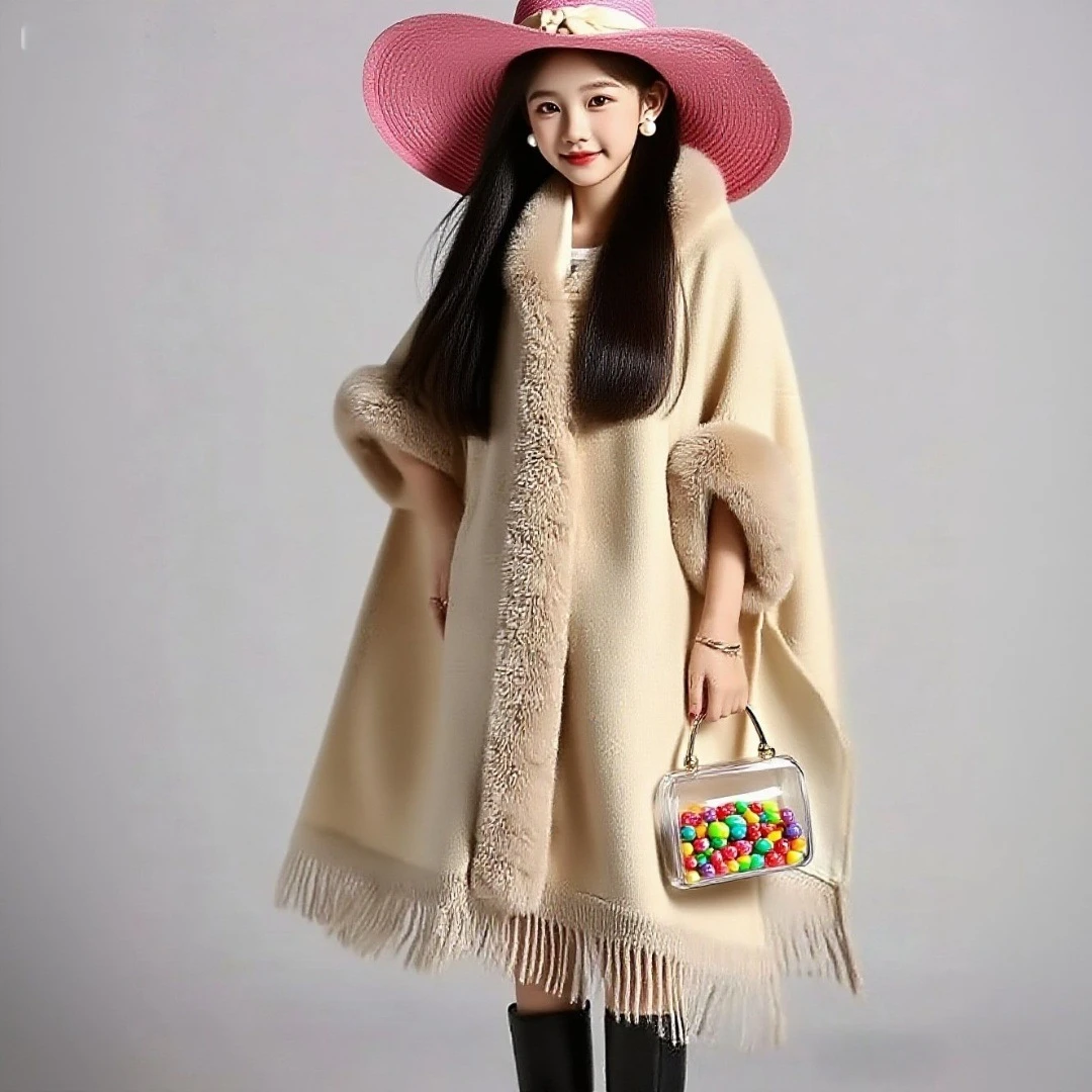 【锦绣江南】专供羊毛女装披风斗篷外套适合全龄段