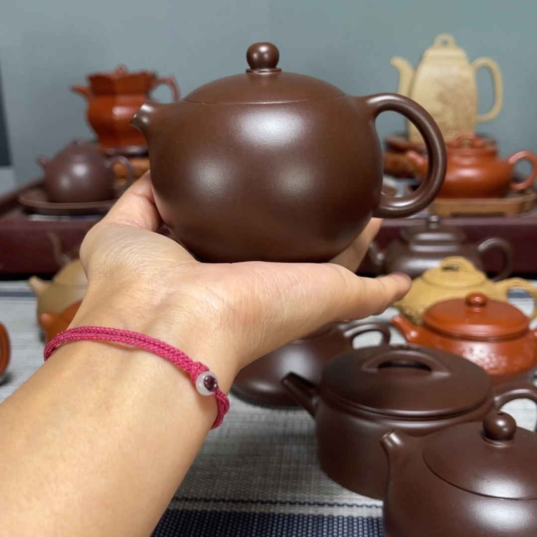 君***茶壶紫砂半手西施210cc