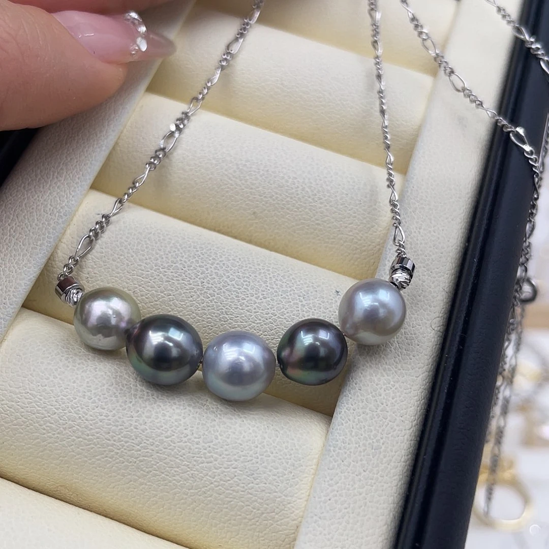 颈饰银S925镶嵌海水珍珠