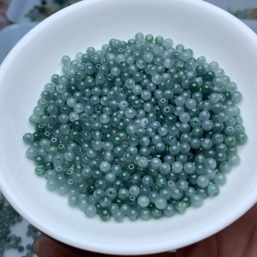 【闪购商品】未镶嵌翡翠手链卡3.7冰蓝水100颗