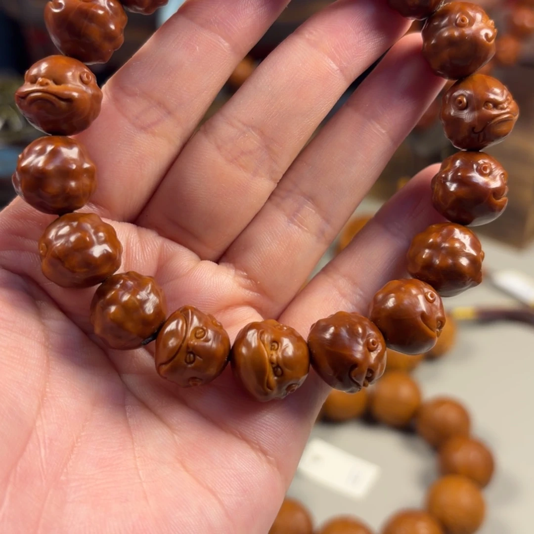 手串/手链橄榄核呱呱来财