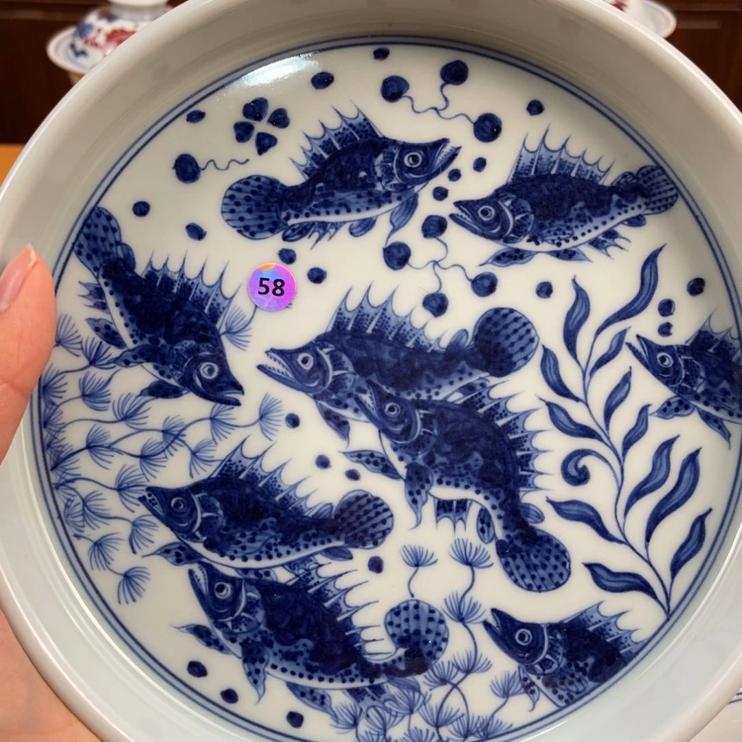 手绘现代茶具非古董