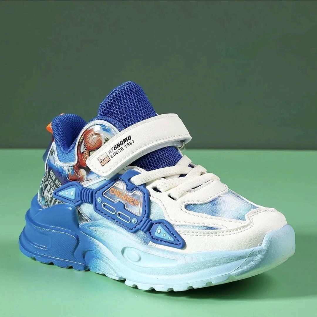 童鞋52163春秋双网运动鞋魔术贴穿搭男童双网运动鞋