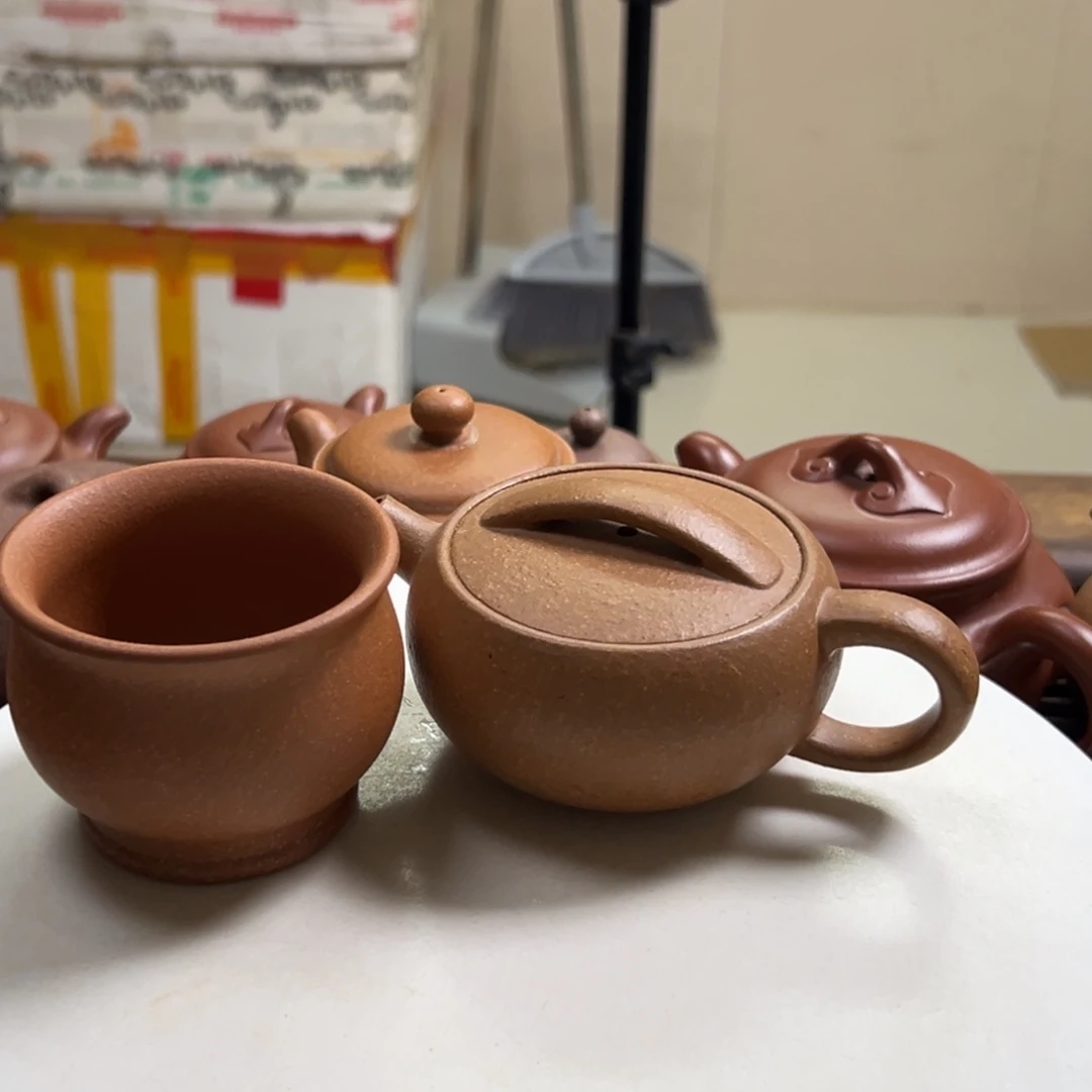 沉***。茶壶紫砂老段泥一片瓦150