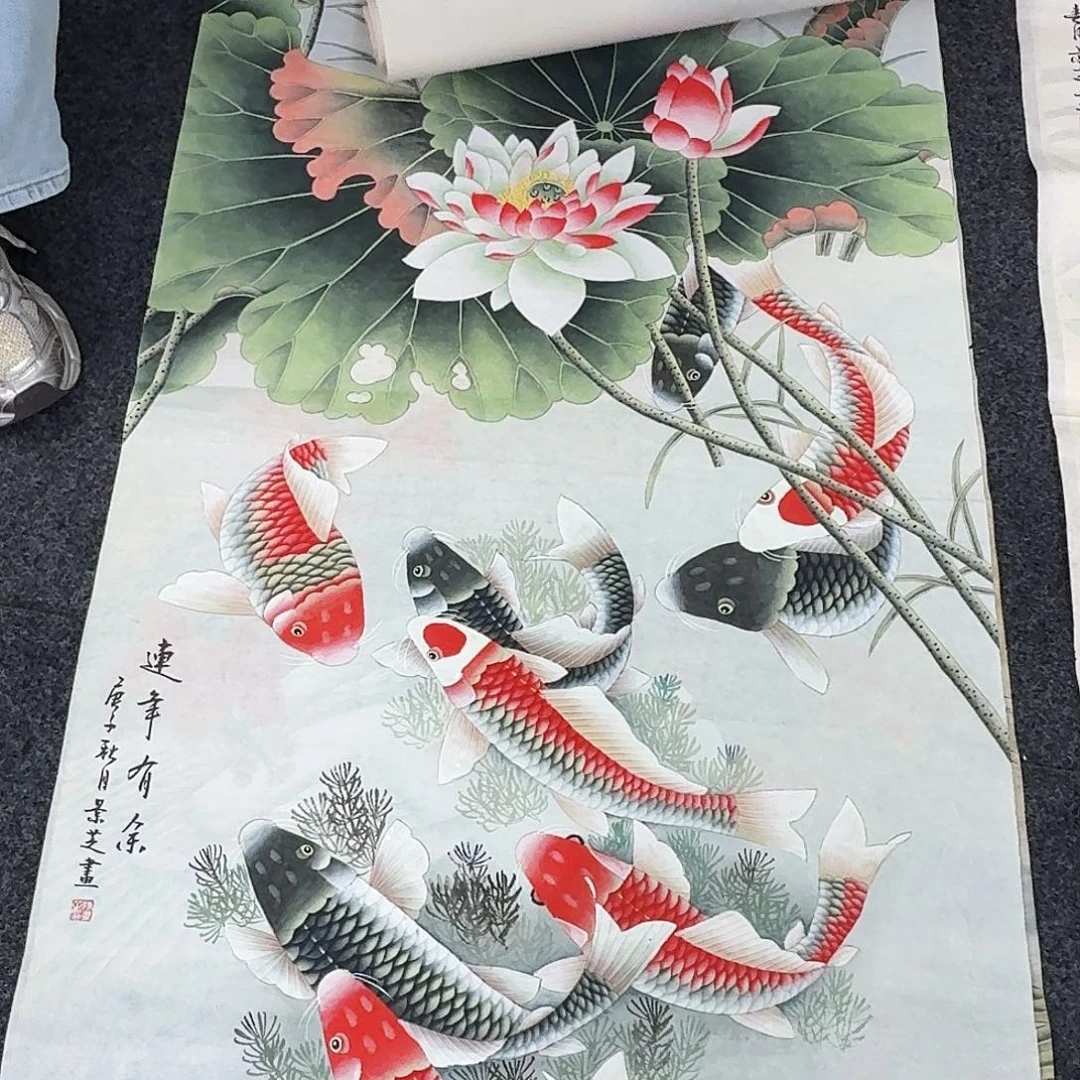 纯手绘国画作品作品