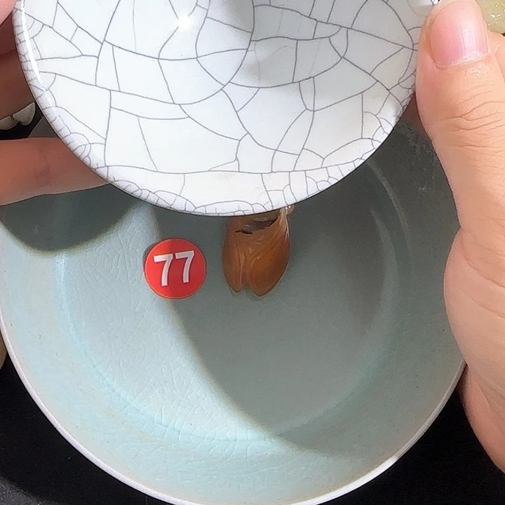 瓷片摆件恭喜发财工艺结缘33