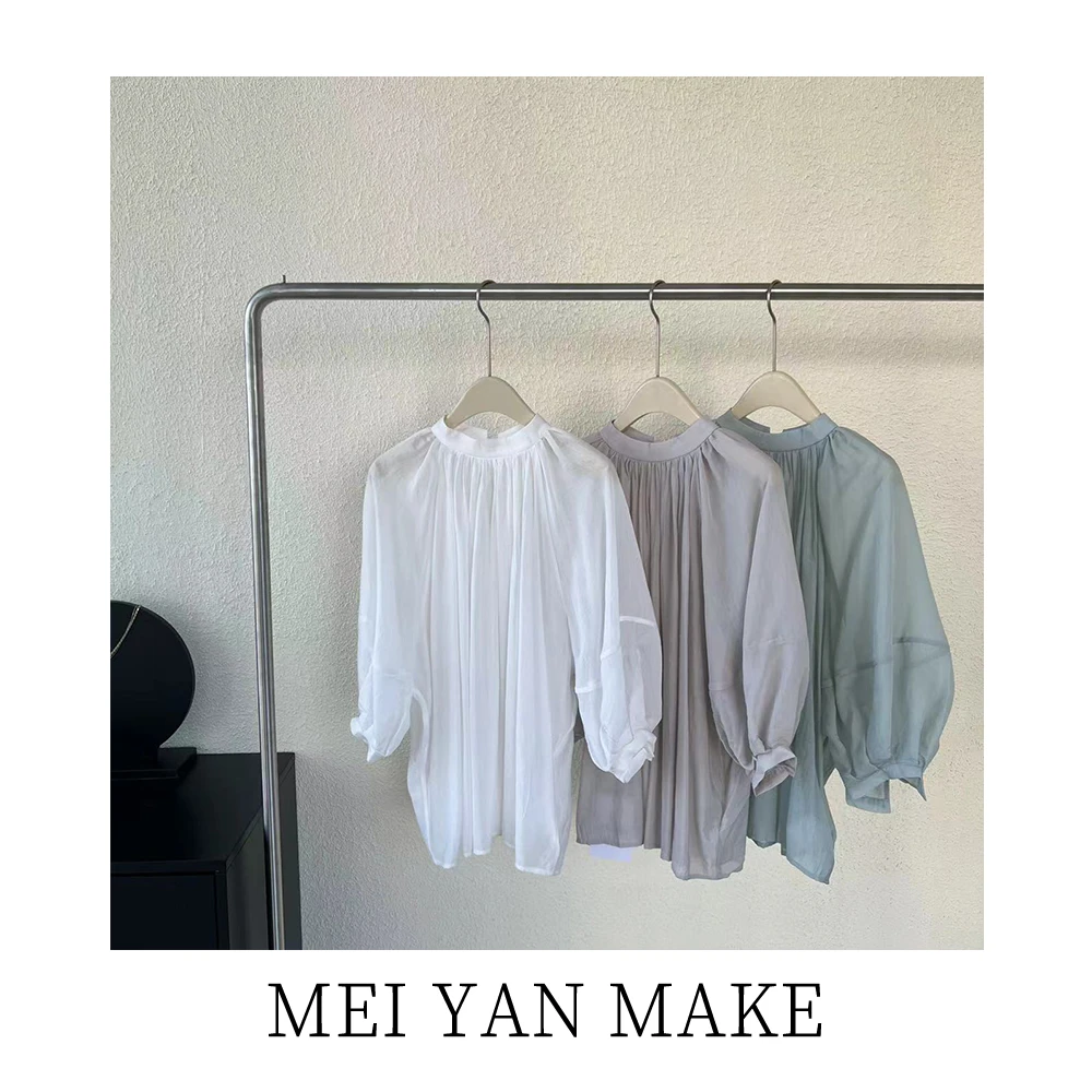 欧货休闲女夏季薄款长袖防晒衬衫时尚气质614-1350