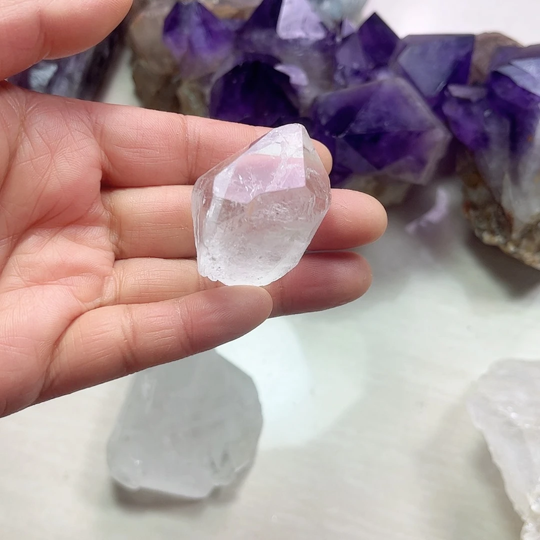 水晶天然水晶原石未镶嵌?**?