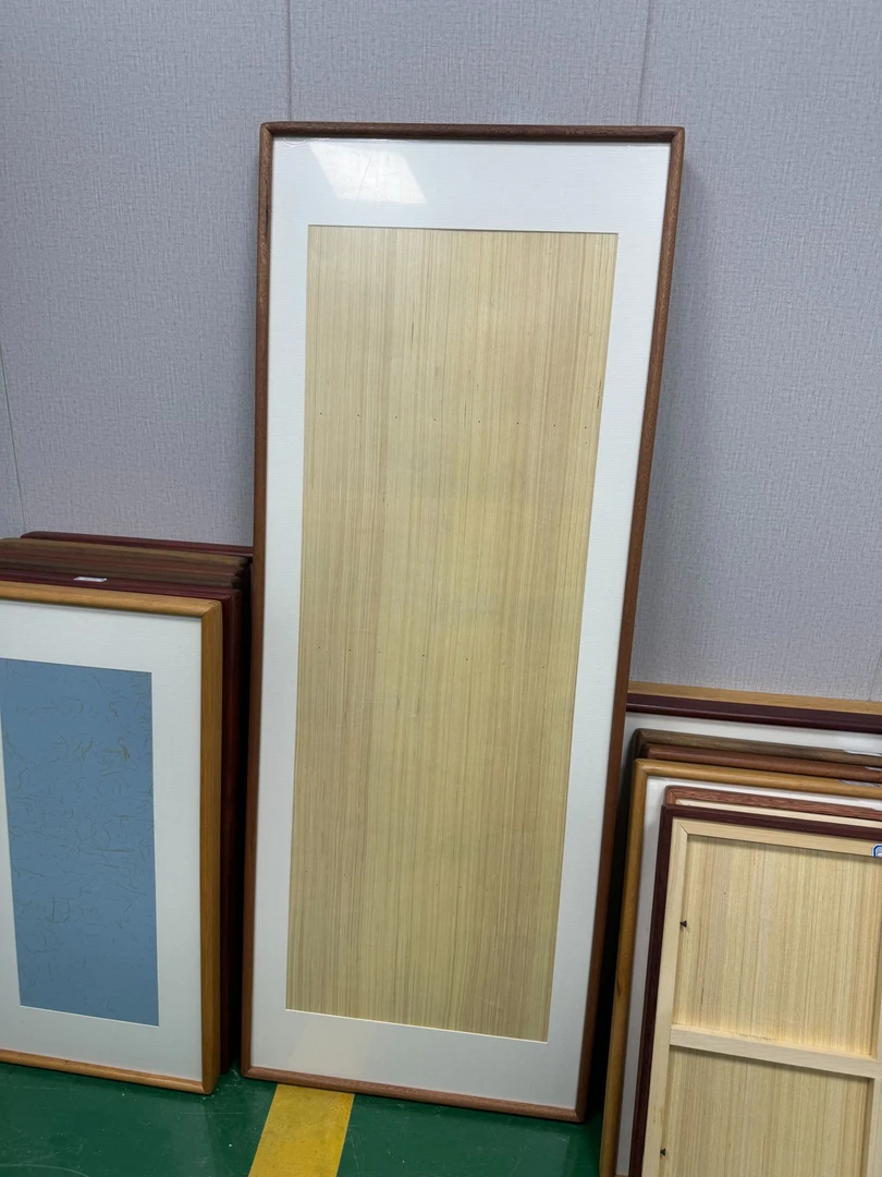 1个装120*45榫卯结构专业实木画框立体装裱高档