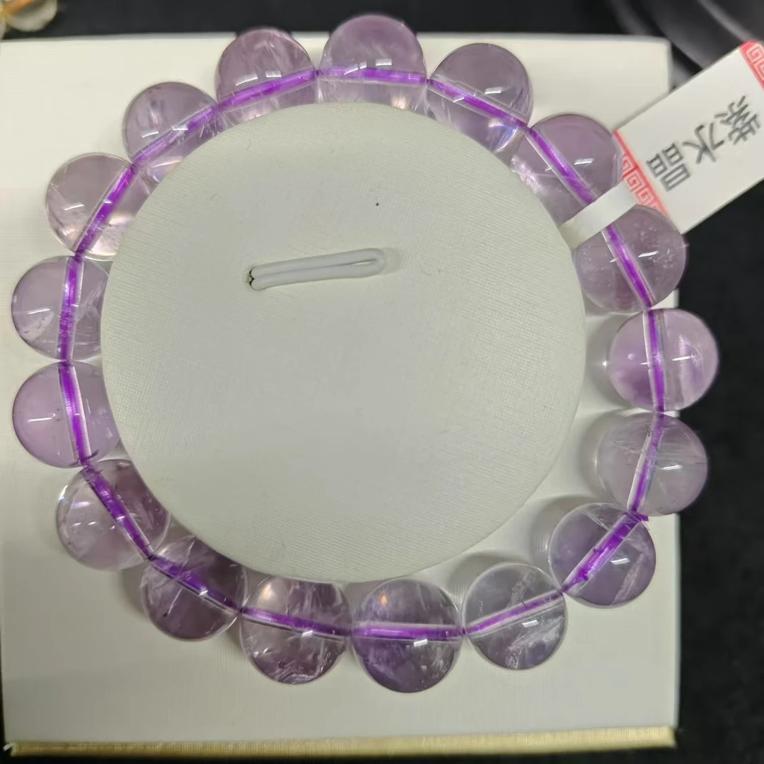 天然水晶 玻利维亚紫水晶 手链梦幻单圈 时尚百搭