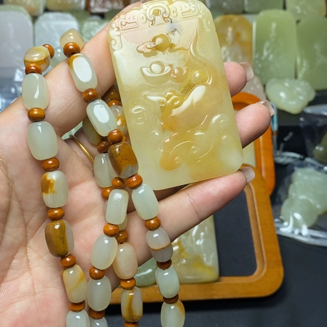 中***站昆仑山料方解石玉
